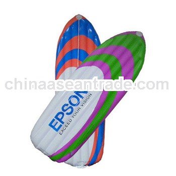 Giant blue cheap PVC inflatable surfboard for children