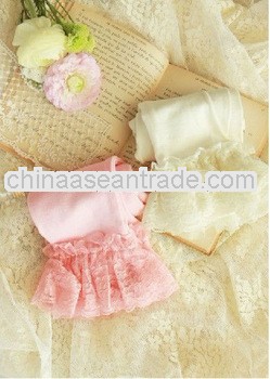 Girl lace legging wholesale,100%cotton, fashion baby legging