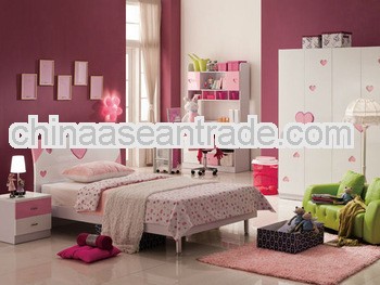 Girls Bed/Children Bedroom Set of Glossy Style 853#