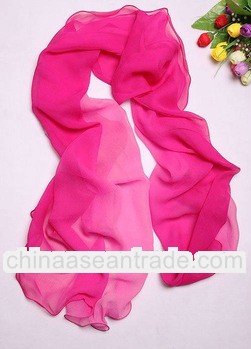 Girls Favorite Fashion Styles silk solid color scarf