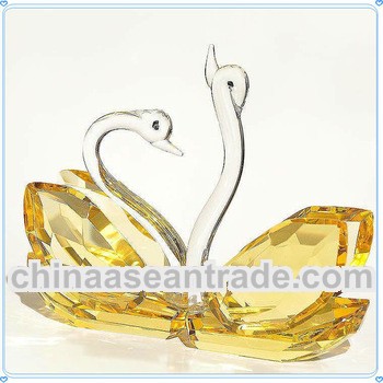 Golden Swan Wedding Figurine Gifts For Guests Souvenir