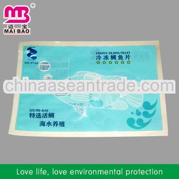 Good tightness and nice printing fish food vacuum packaging bags in Guangzhou
