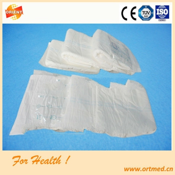 Grade A PE film PP tapesadult incontinence diaper