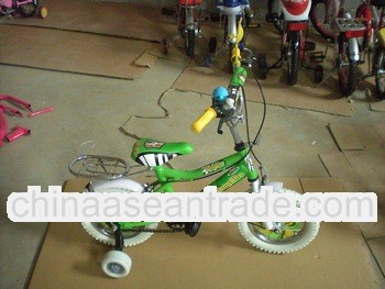 Green color with caster wheel EVA tyre baby boy BMX,child racing bike bicycle