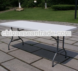 HDPE Cheapest Leisuring 6ft regular folding plastic table