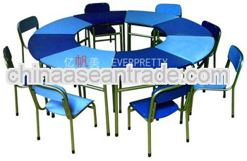 HOT SALE 8-Seaters Kids desk and chair,Kindergarten furniture,Kids classroom furniture