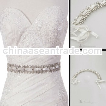HY-S004 new style hand-made beading belt for dresses