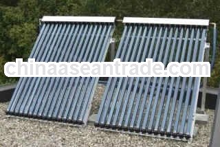 Heat pipe thermal solar panels for heating water