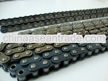 Heat treatment 45Mn motorcycle chain for Colombia(420,428,428H,520)-Motorcycle spare parts
