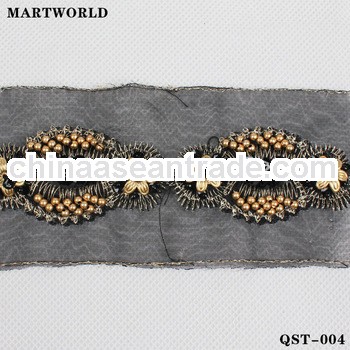 Hi-fashion beaded belt for dresses(QST-004)