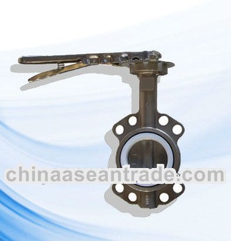 High Quality CE Wear-resistant Rubber Seat Butterfly Valve