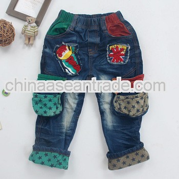 High Quality Kids Jeans Embroidery Boys Jeans