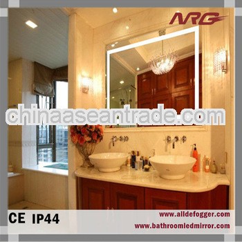 High Quality Light Mirror Backlit Illuminated advertising mirrors with sensors