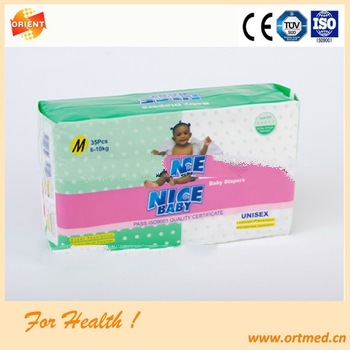 High absorption first quality diaper for infant