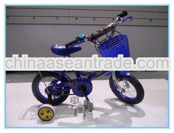 High order blue color baby boy four wheel cycle cycling,cargo kid bike