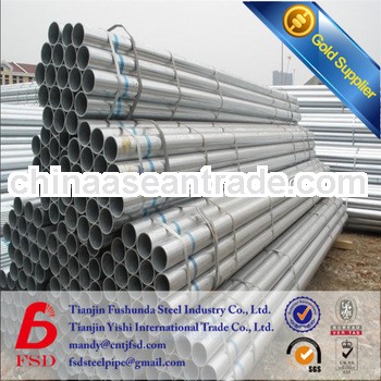 High quality Carbon Galvanized hollow steel tube (factory)