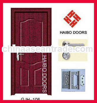 High quality Interior PVC wooden Doors for rooms (HB-106)