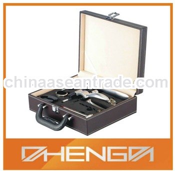 High quality customized made-in-china Leather Suitcase for Gift packaging (ZDS10-036)