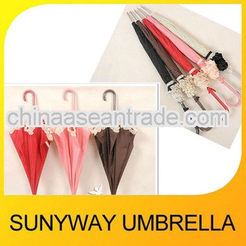 High quality new fashion flower girl umbrella