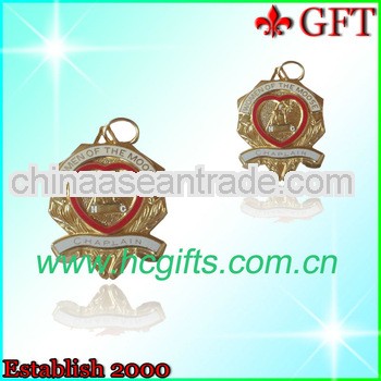 High quanlity gold-plated military badge holders