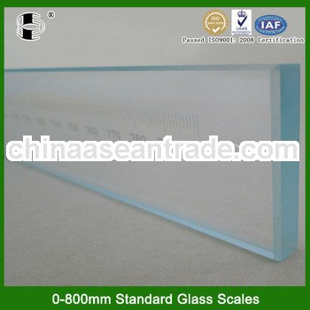 Highly Accuracy 5 Micron 0-800mm Optical Standard Glass Scale