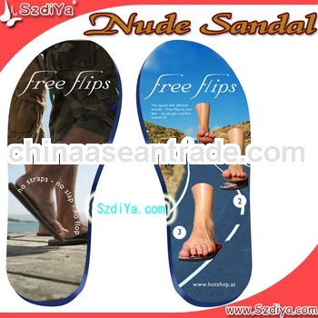 Hot popular fashion slipper ladies and men nude sandal