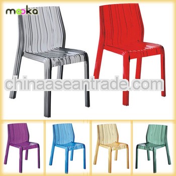 Hot sale PC party chair clear chair replica Frilly chair MKP01