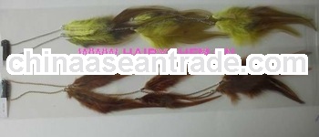 Hot sale!! new style fashion hair feathers with clips wholesale ( HC-1014),Paypal