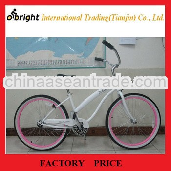 Hot selling Cheap lady beach cruiser with single speed