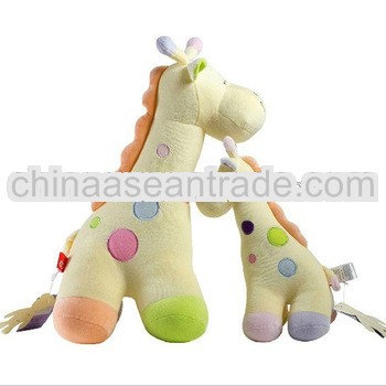 Hot selling high quality soft plush animal giraffe toys