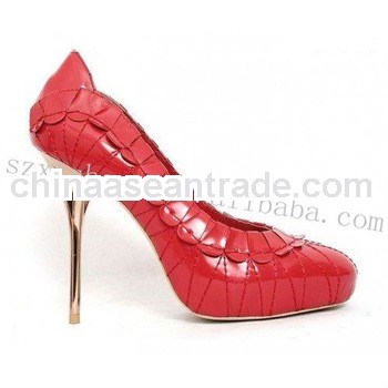 Hot selling stiletto heel shoes for women metal stiletto high heels shoes women 2013