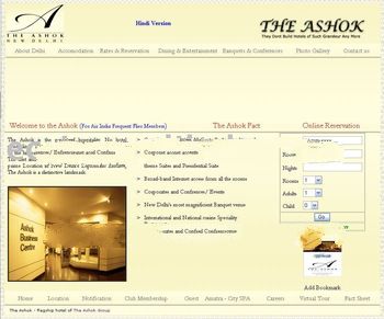 Hotel website development and software design