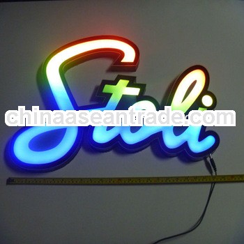 Huizhou stoli led acrylic sign for advertising