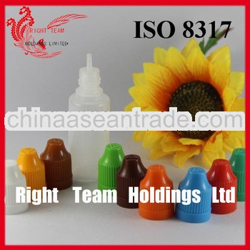 ISO 8317 0.5oz ldpe dropper bottles with child resistant cap