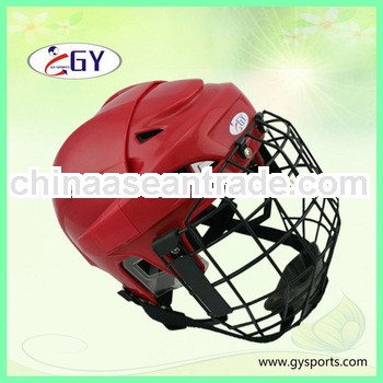Ice hockey helmet with A3-stainless steel cage GY-PH9000-C