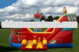 Inflatable bounce and slide combo,Inflatable Buccaneer Pirate Ship