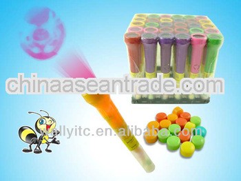 Interesting Projection Flashlight Lighting Toy With Candy Inside/Toy torch