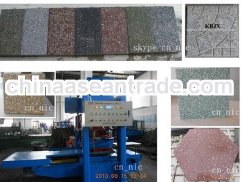 KB125E600 Manufacturer concrete roof terrazzo tile machinery