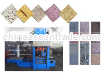 KB-125E/400 complete line cement floor tile making machine
