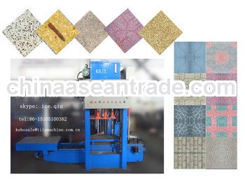 KB-125E/400 customerized terrazzo floor tile making machine