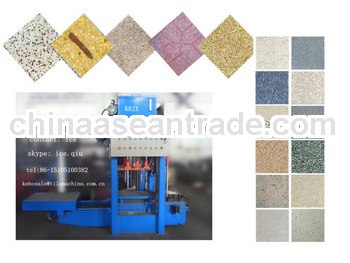KB-125E/400 full automatic concrete floor tile making machine