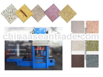 KB-125E/400 high quality concrete floor tile making machine