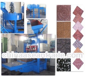 KB-125E/400 hyraulic press concrete floor tile equipment