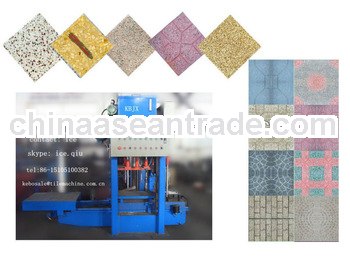 KB-125E/400 low cost concrete floor tile making machine