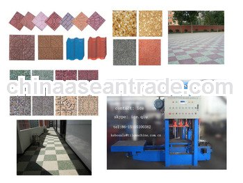 KB-125E/400 modern concrete tile floor tile making machine