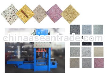 KB-125E/400 semi-automatic concrete floor tile making machine