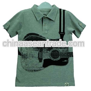 Kids Rock Polo Shirt with Two Buttons