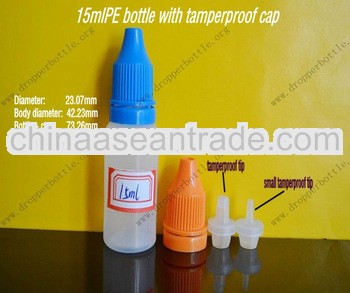 LDPE 15ml eye plastic dropper bottle