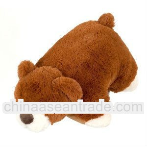 LE D118 Soft Cuddly Push Bear, Plush Animal Pillow