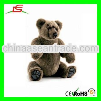LE-D656 Soft Brown Plush Stuffed Bear Fat Toys